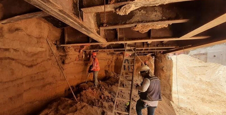 Ilustración 7 | Excavación por tramos